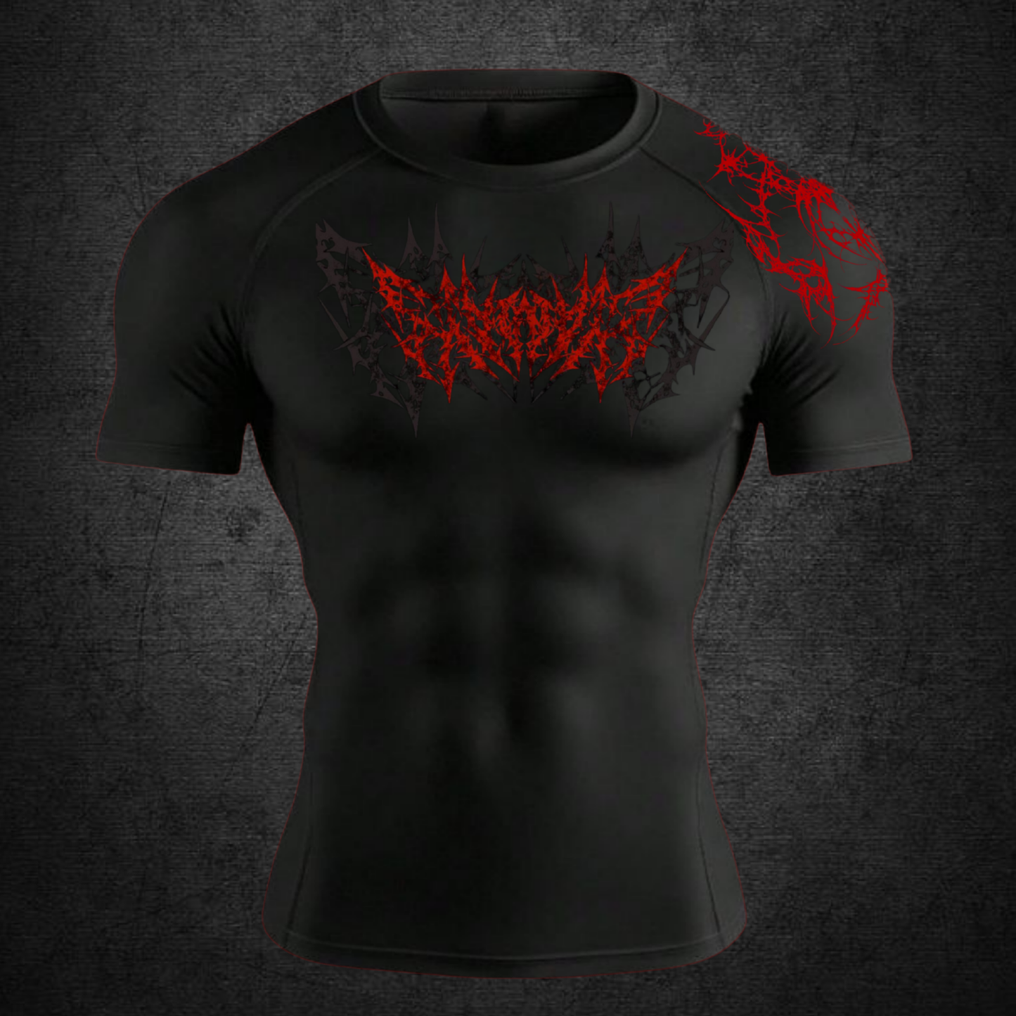 COMPRESSION T-SHIRT BLACK BLOODLINE