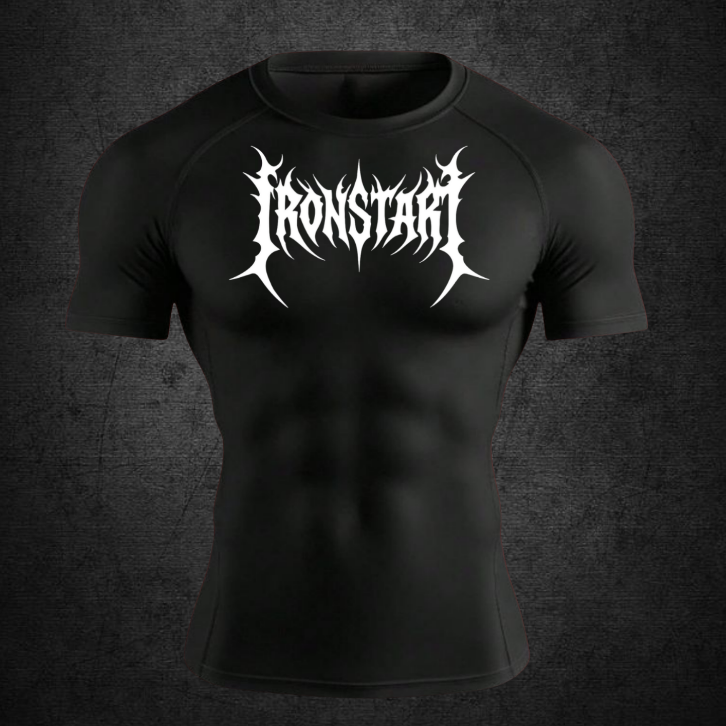 COMPRESSION T-SHIRT BLACK IRON START