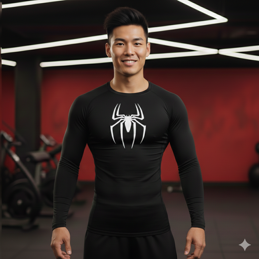 Compression Long Sleeve Shirt spider