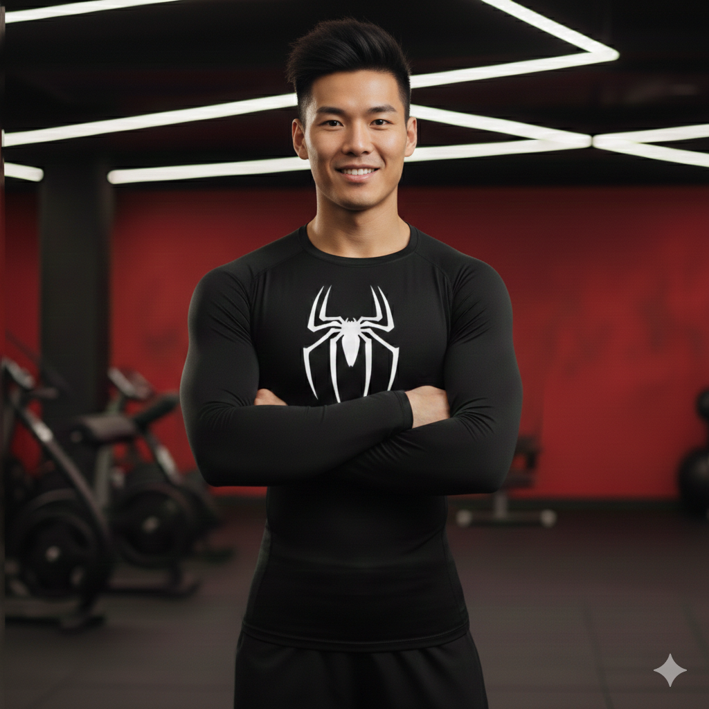 Compression Long Sleeve Shirt spider
