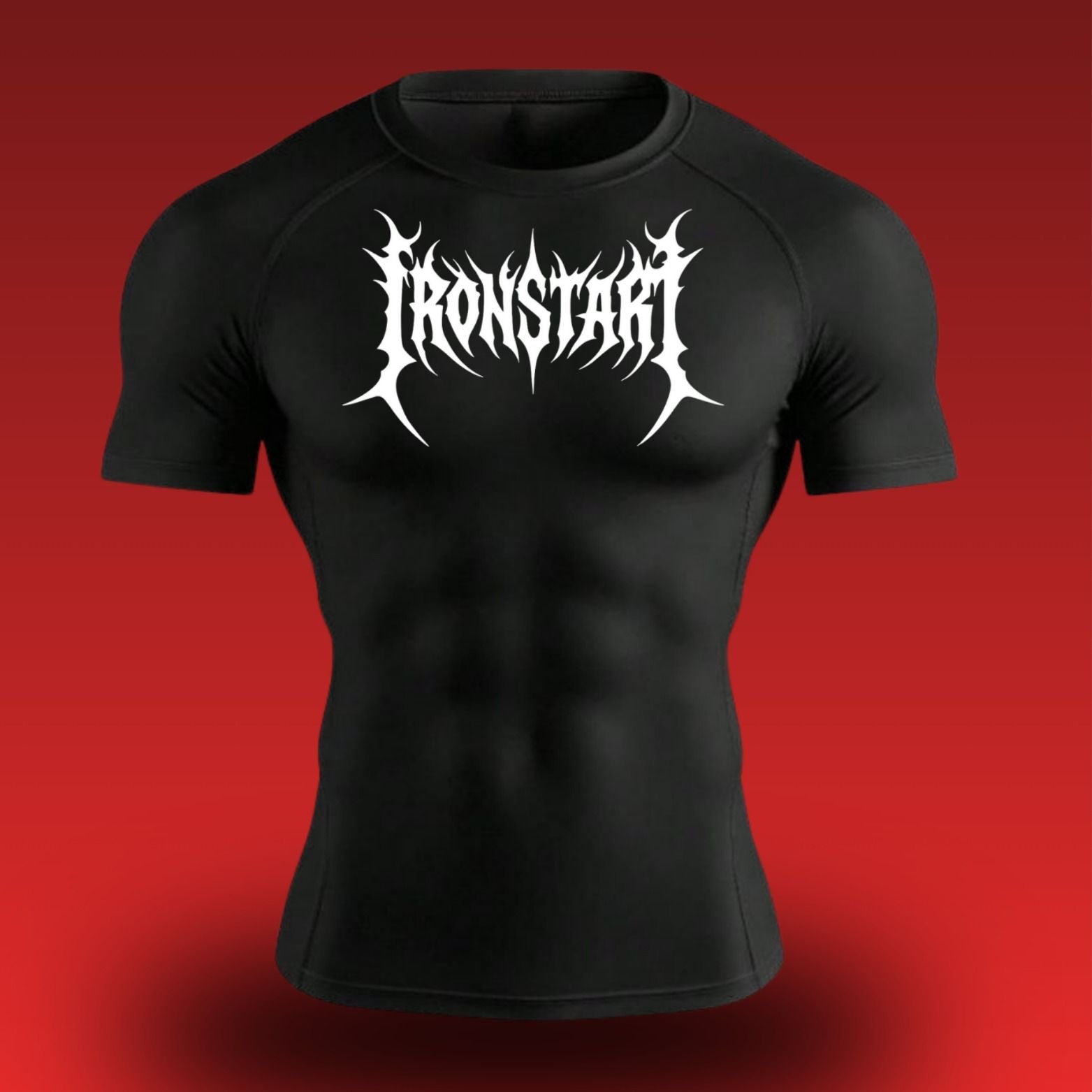 COMPRESSION T-SHIRT BLACK IRON START