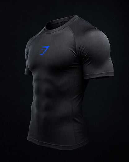 COMPRESSION T-SHIRT GYM SHARK